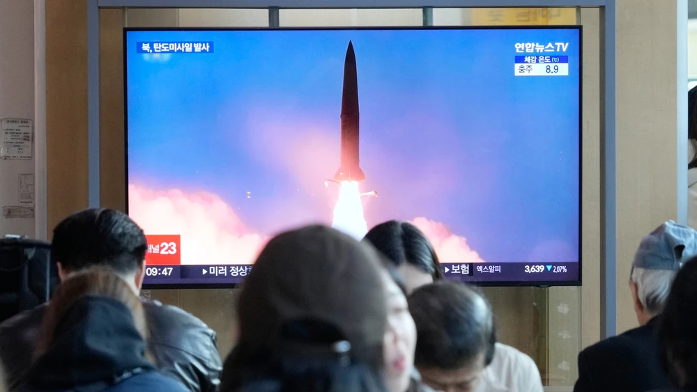 North Korea test-fires ballistic missiles ahead of Trump's Asia trip